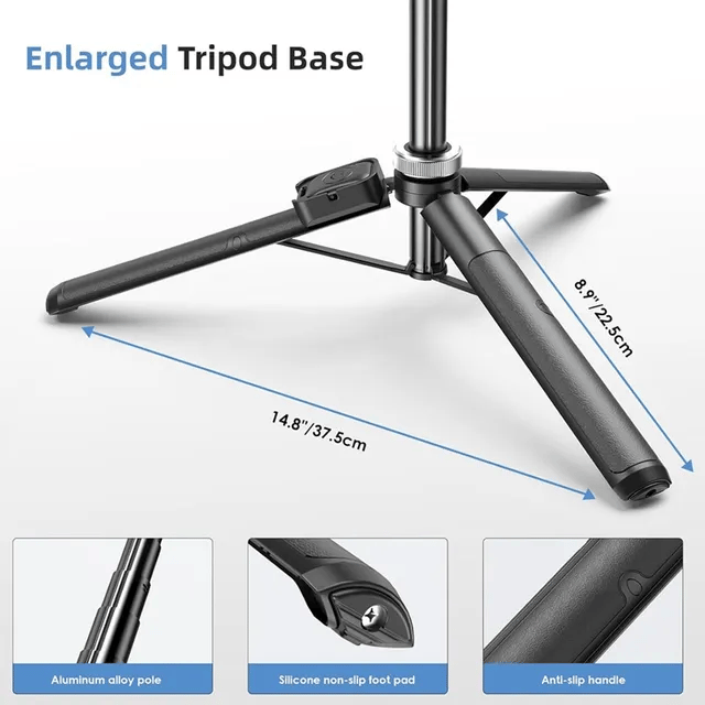 Hot Sale 49% OFF  4-in-1 Multifunctional 360¡ã Rotation  Selfie Stick with  Wireless Detachable Remote Control