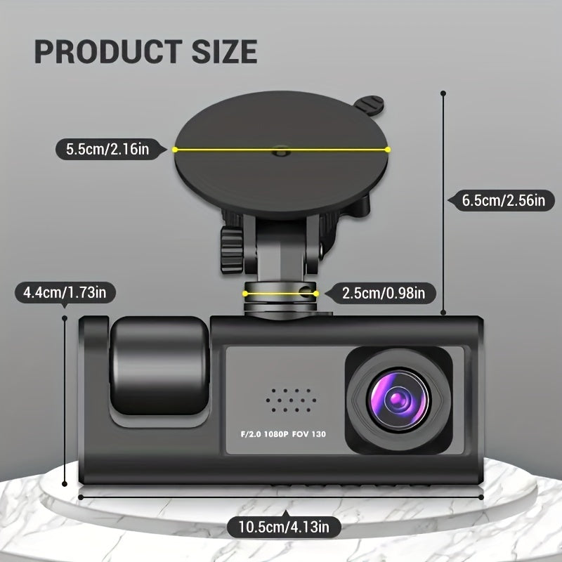 2025 New Arrival Safe Driving 3 Channel Camera Cycle Video Recorder