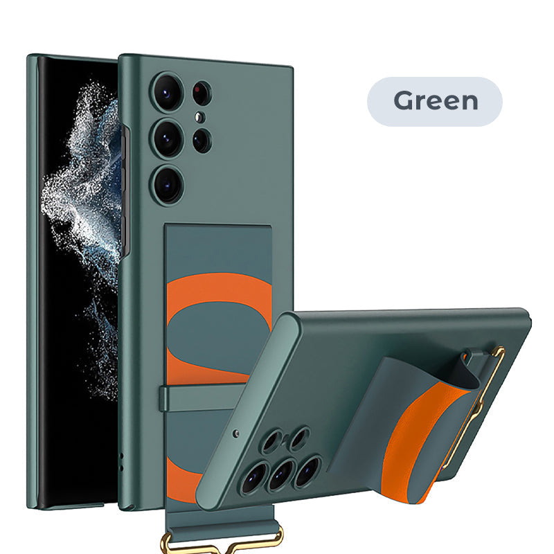 🔥Up to 40% off🔥Ultra-Thin Anti-Fingerprint Phone Case With Wrist Strap for Samsung S24/S23