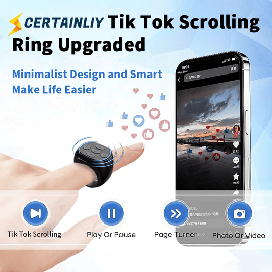 Limited Time Promotion 49% OFF  Fingertip Wireless Bluetooth Remote Control