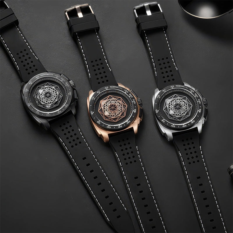 Men’s  Luminous Silicone Quartz Watch