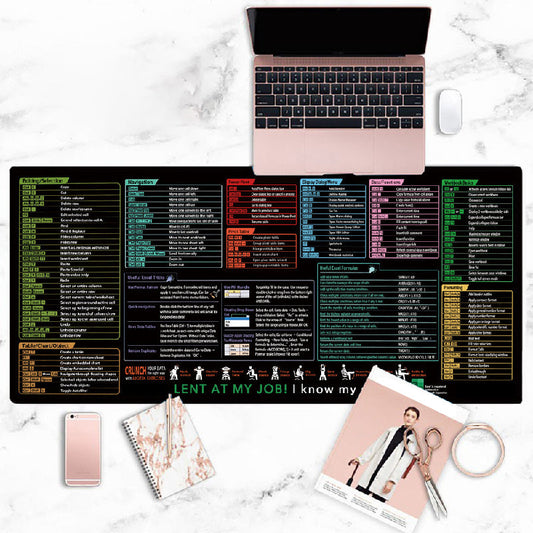 Limited time 50% off Stain-Resistant Anti-Slip Shortcut Desk Pad for Office