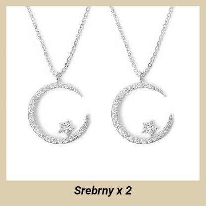 ??Bright Night: Moon Star Necklace