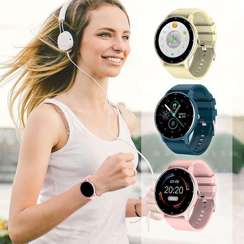 [All day monitoring of heart rate and blood pressure]Pousbo  Multifunctional Waterproof Sports Smartwatch