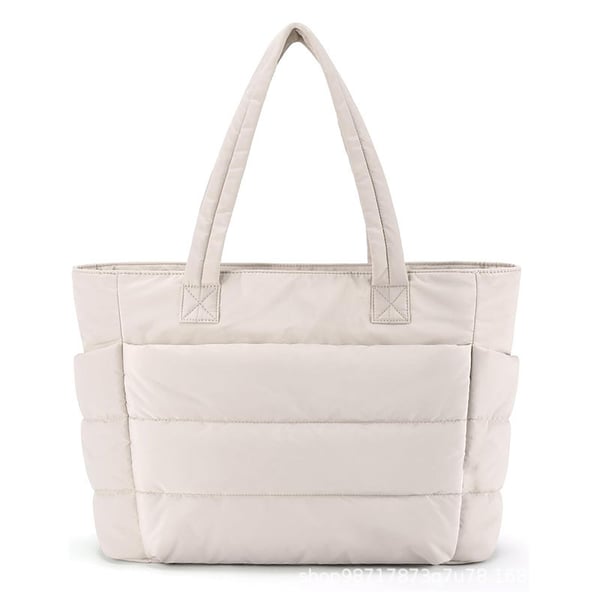 ??Lightweight Puffy Tote Bag