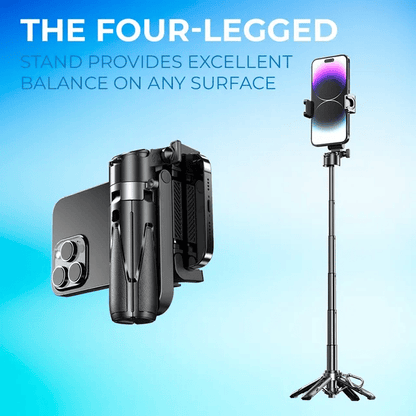 Hot Sale 49% OFF  4-in-1 Multifunctional 360¡ã Rotation  Selfie Stick with  Wireless Detachable Remote Control