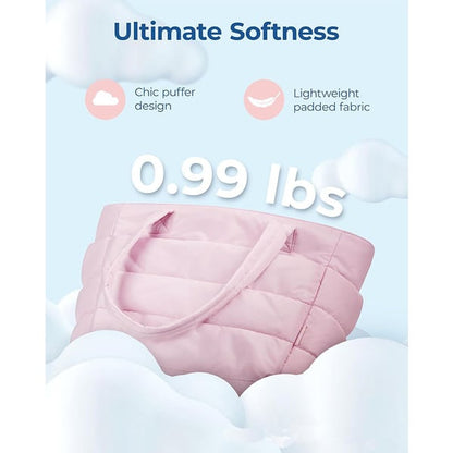??Lightweight Puffy Tote Bag