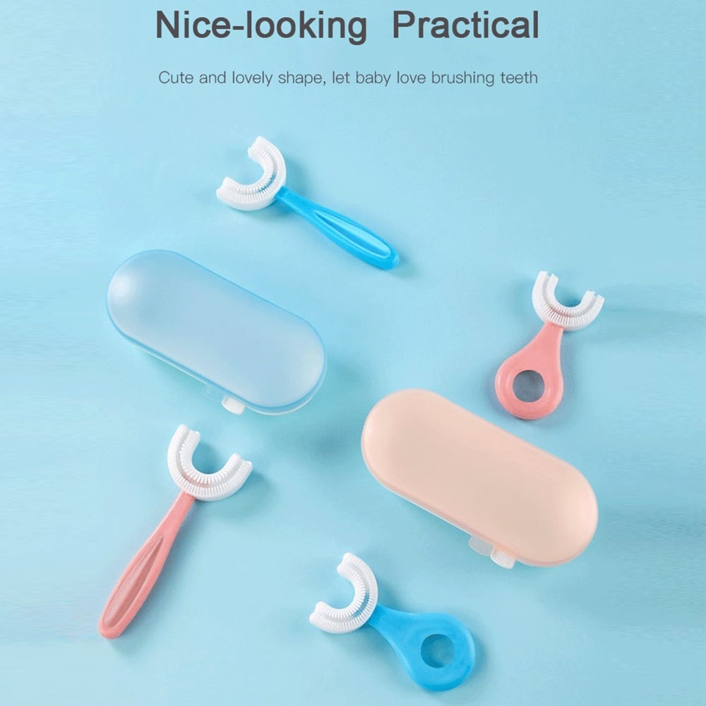??All Rounded Children U-Shape Toothbrush??