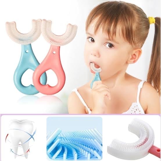 ??All Rounded Children U-Shape Toothbrush??