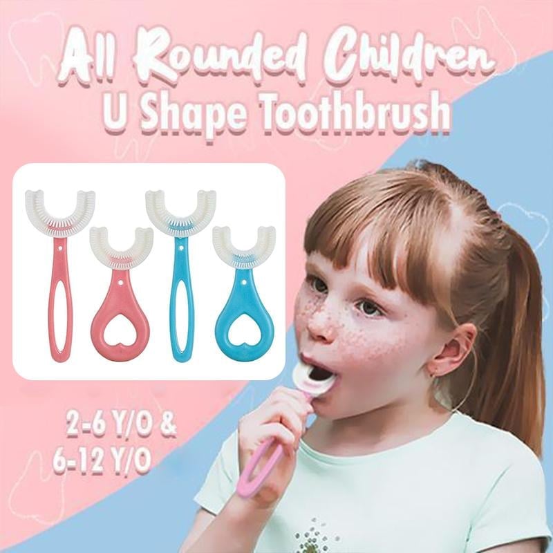 ??All Rounded Children U-Shape Toothbrush??