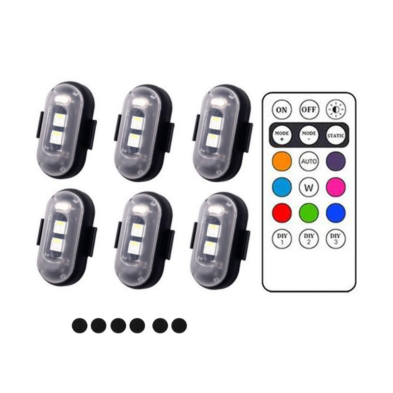 ??8 Colors Wireless Led Lights with Remote
