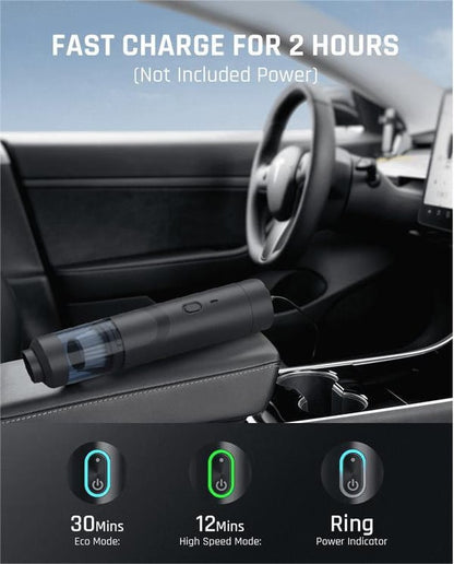 LAST DAY SALE 49% OFF Slim V8 Mate Cordless Car Vacuum High Power 12000Pa/30AW