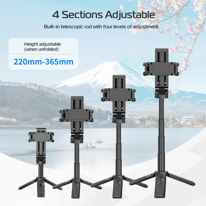 2025 NEW SALE - 49% OFF~Extendable Grip Phone Tripod with Detachable Remote (Pocket Size)