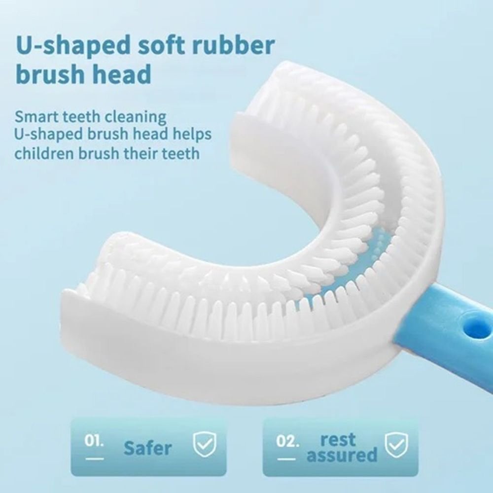 ??All Rounded Children U-Shape Toothbrush??