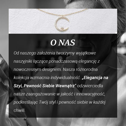 ??Bright Night: Moon Star Necklace