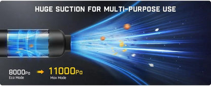 LAST DAY SALE 49% OFF Slim V8 Mate Cordless Car Vacuum High Power 12000Pa/30AW