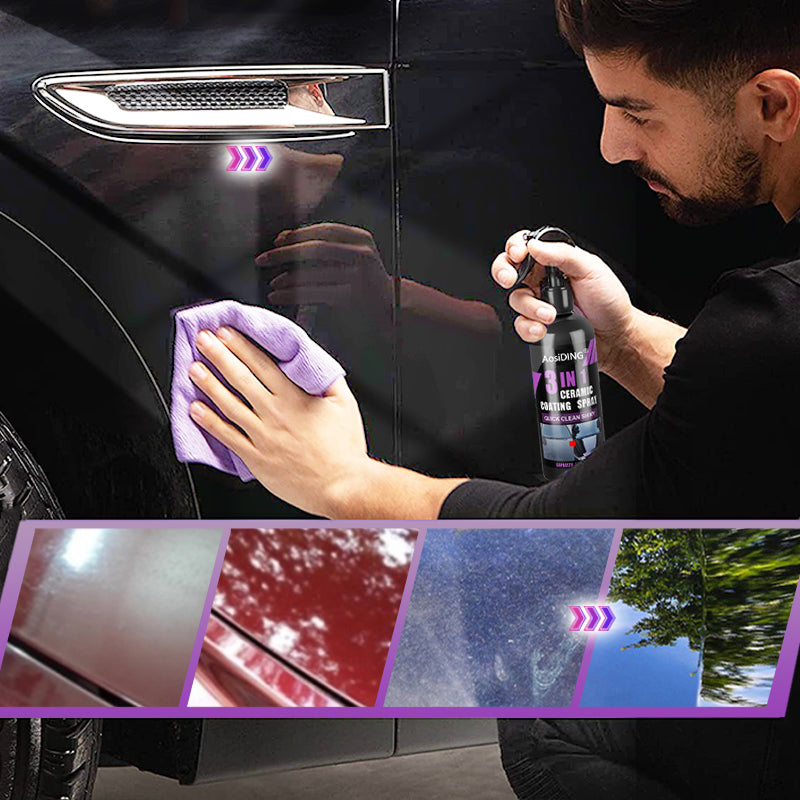 🚘✨3-in-1 Automotive Ceramic Coating Spray