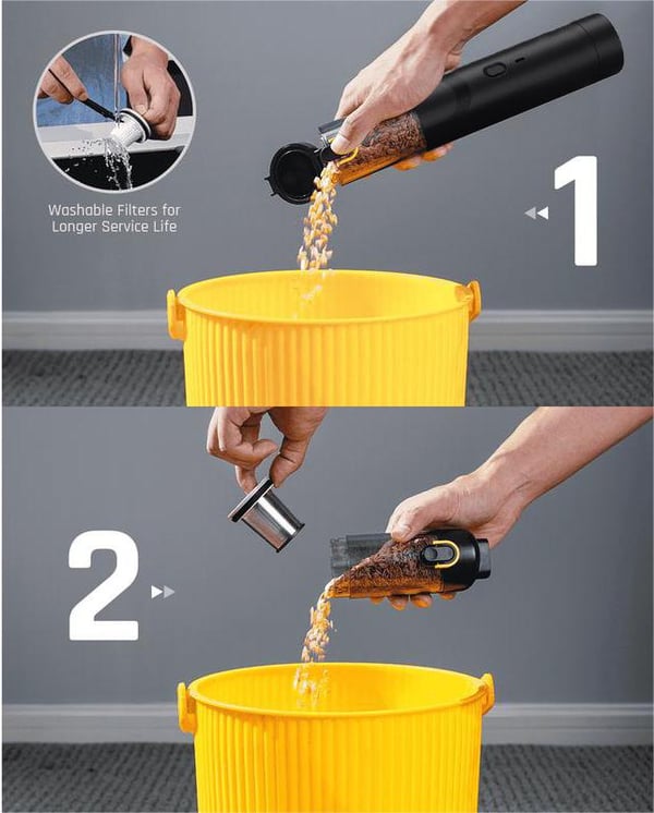 LAST DAY SALE 49% OFF Slim V8 Mate Cordless Car Vacuum High Power 12000Pa/30AW