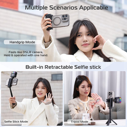 2025 NEW SALE - 49% OFF~Extendable Grip Phone Tripod with Detachable Remote (Pocket Size)