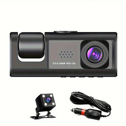2025 New Arrival Safe Driving 3 Channel Camera Cycle Video Recorder