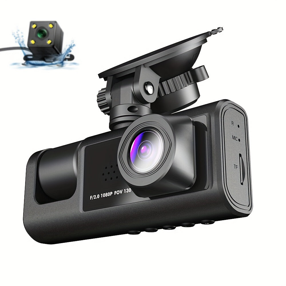 2025 New Arrival Safe Driving 3 Channel Camera Cycle Video Recorder