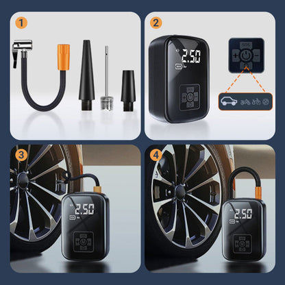 ?? HOT SALE 49% OFF??????Portable Multifunctional Cordless Inflatable Pump