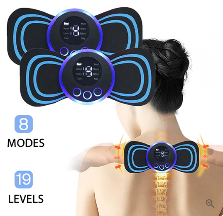 ??Hot Sale??Portable Massager with 8 Modes and LCD Screen - Mini Muscle Stimulator for Pain Relief
