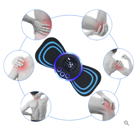 ??Hot Sale??Portable Massager with 8 Modes and LCD Screen - Mini Muscle Stimulator for Pain Relief