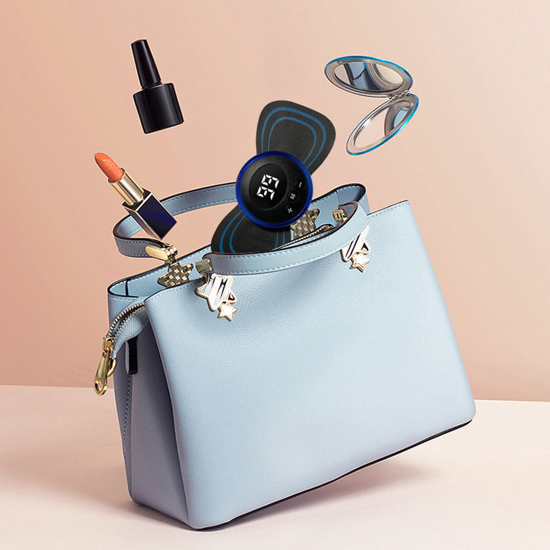 ??Hot Sale??Portable Massager with 8 Modes and LCD Screen - Mini Muscle Stimulator for Pain Relief