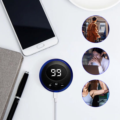 ??Hot Sale??Portable Massager with 8 Modes and LCD Screen - Mini Muscle Stimulator for Pain Relief