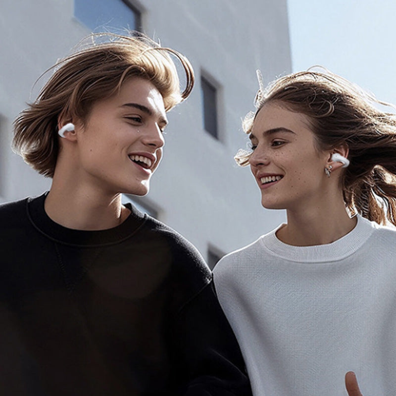 2025 HOT SALE  Ear Clip-on Smart Color Screen Intelligent Translation Headset