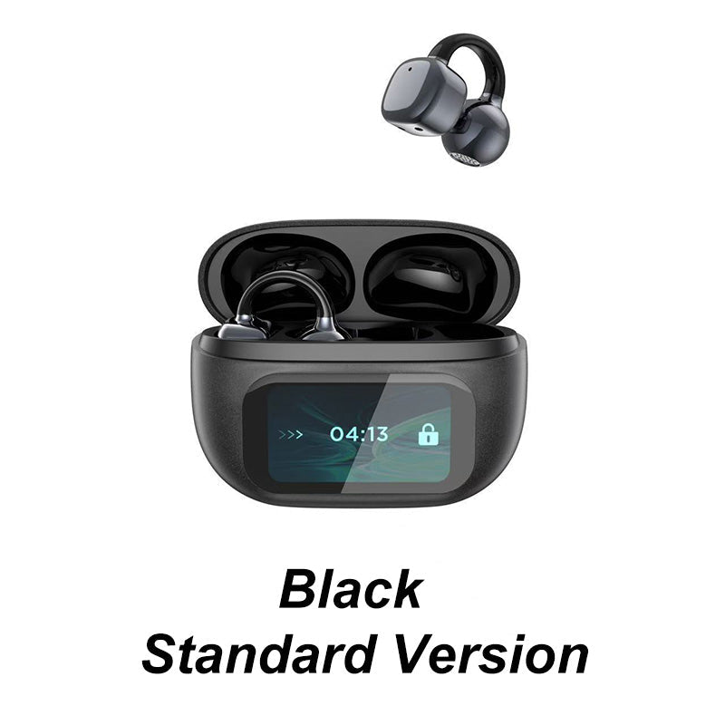 2025 HOT SALE  Ear Clip-on Smart Color Screen Intelligent Translation Headset