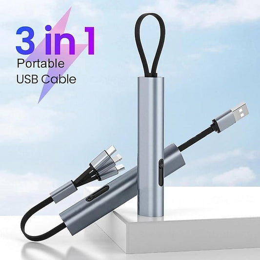 Buy 2 Get 1 Free 3-in-1 Fast Charging Cable