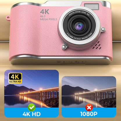 4K HD Flip-Screen Digital Camera