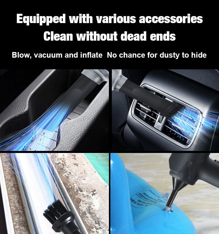 ??Blow, Vacuum and Inflate all-in-one Cordless Vacuum Cleaner for Home and Car