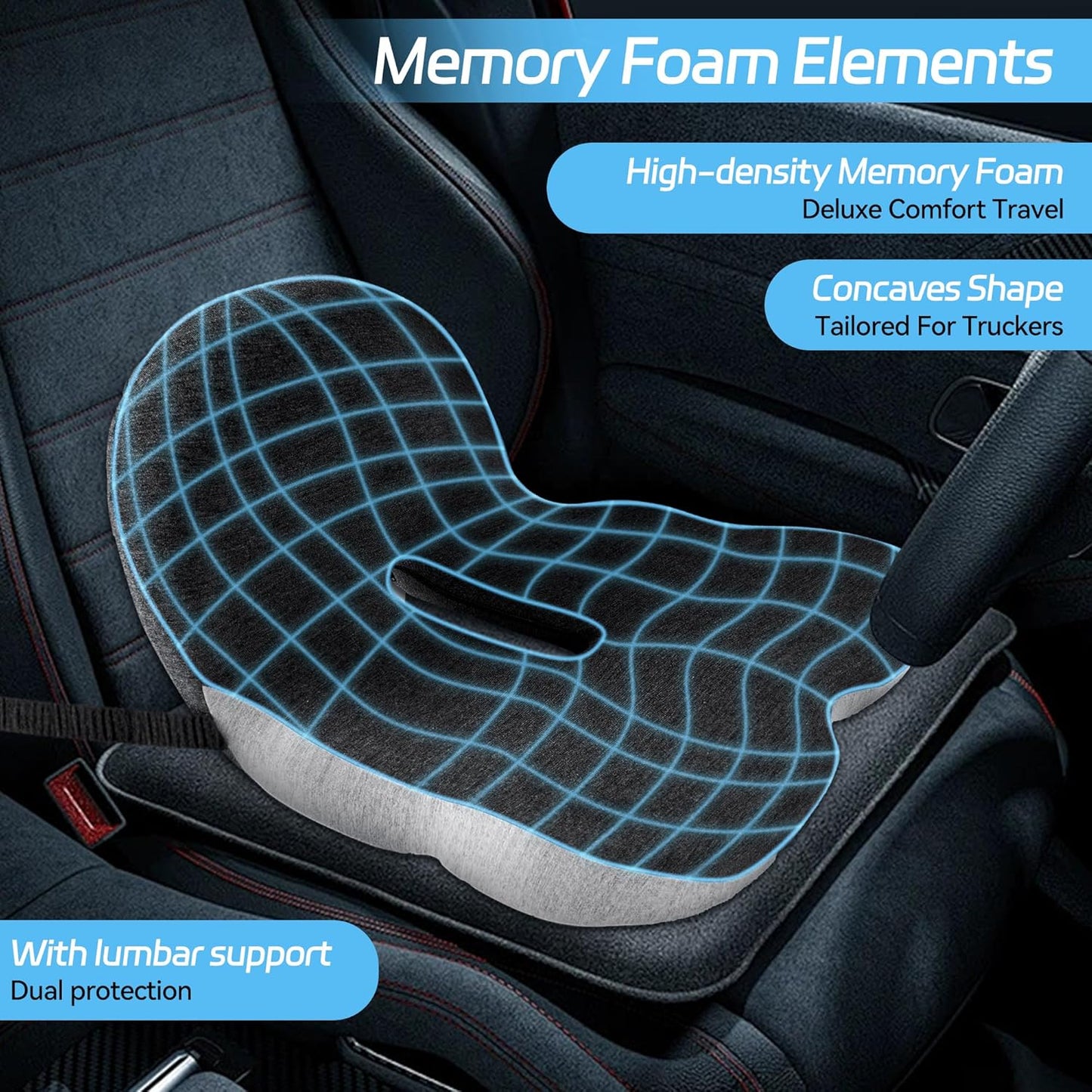Limited Sale 50% OFF Non-Slip Memory Foam Seat
